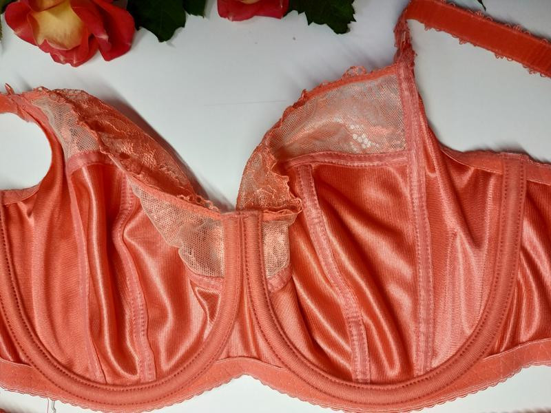 Комплект жіночої білизни з м'якою чашкою 85D абрикосового кольору ava ава 1308 Славута - фото 6