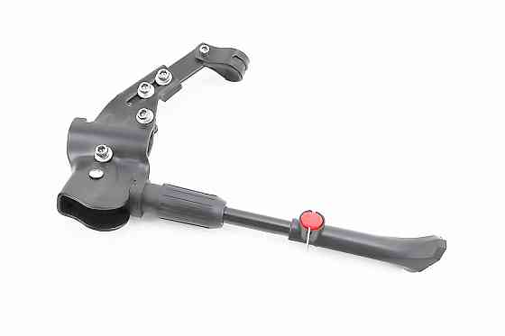 Підніжка бокова задня телескопічна для 26"- 29", з регульованим кутом кріплення, алюмінієва, чорна HS-002В Київ