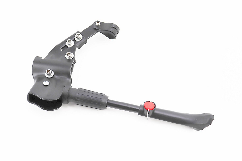 Підніжка бокова задня телескопічна для 26"- 29", з регульованим кутом кріплення, алюмінієва, чорна HS-002В Київ - фото 2