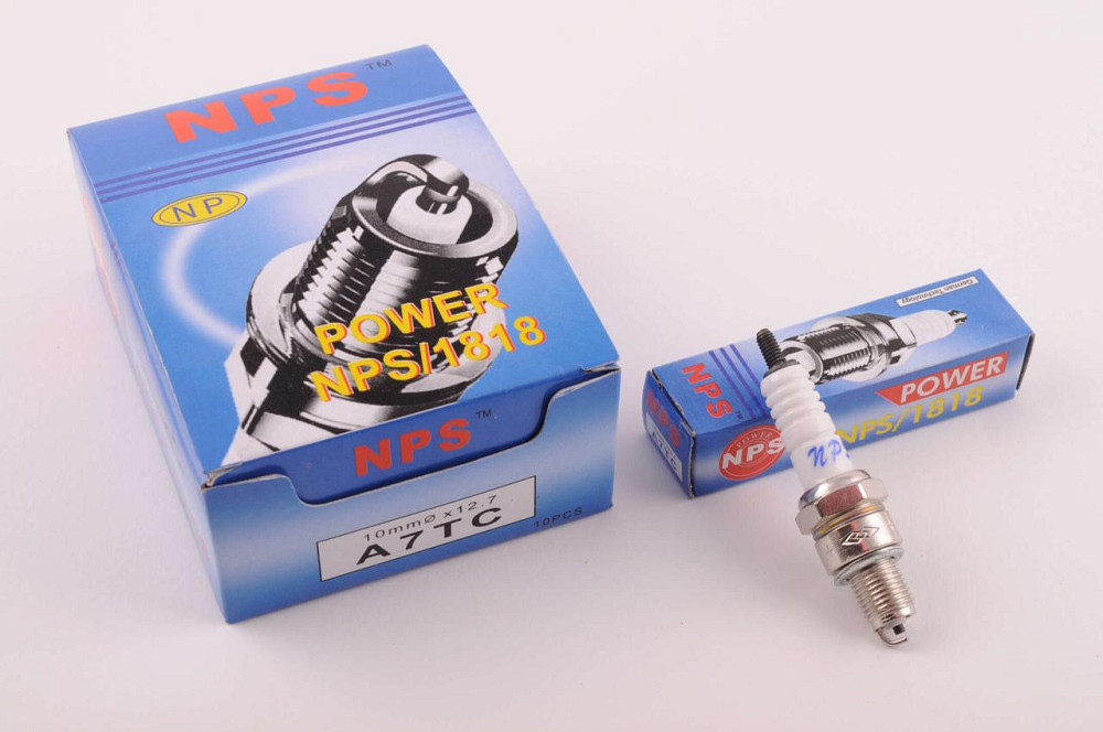 Свічка A7TC M10*1,00 12,7mm (скутер 4 Т Китай 50, мопед Дельта) NPS 1818 Мукачево - фото 1