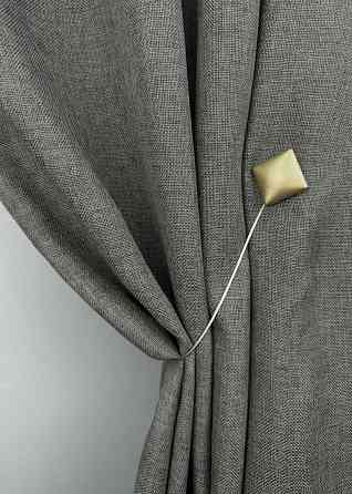 Магниты для штор и гардин Квадрат двусторонние набор 2 шт Золотистый (81-280) Киев