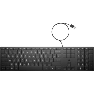 Клавиатура HP 320K USB UA Black (9SR37UT) Винница - изображение 1