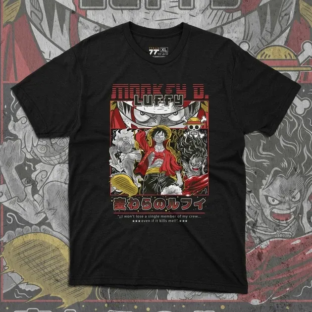 Футболка для подростка мальчика с принтом Ван Пис Монкі Д Луффі Размер 160 Anime11010 Днепр - изображение 1