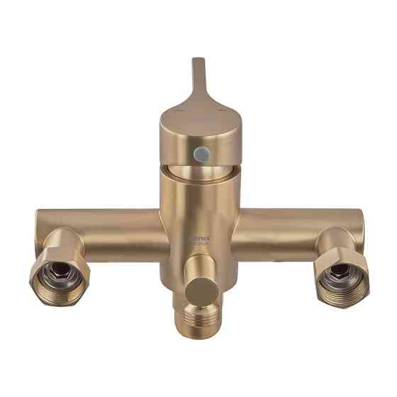 Змішувач для ванни Zerix Rex-006 (Euro) Brushed Gold з нержавіючої сталі (Колір матове золото) (ZX6119)   ( 23053 ) Харьков