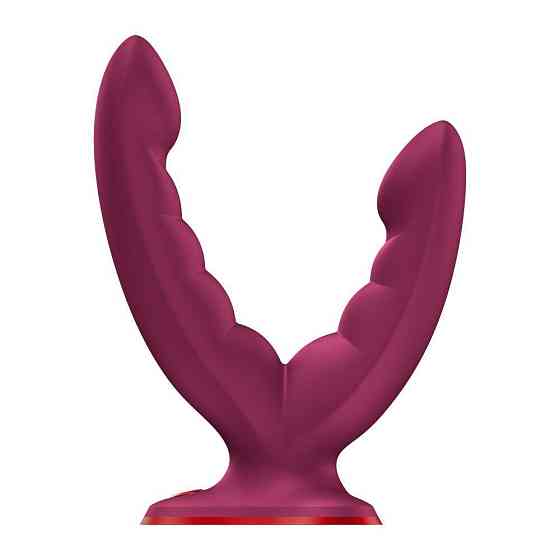 Подвійний фалоімітатор Fun Factory RYDE Wine Red (м'яте паковання!!!) Sex Aura Київ