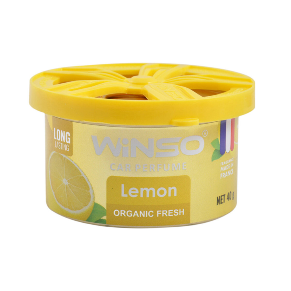 Ароматизатор Winso Organic Fresh Lemon, 40г Киев - изображение 1