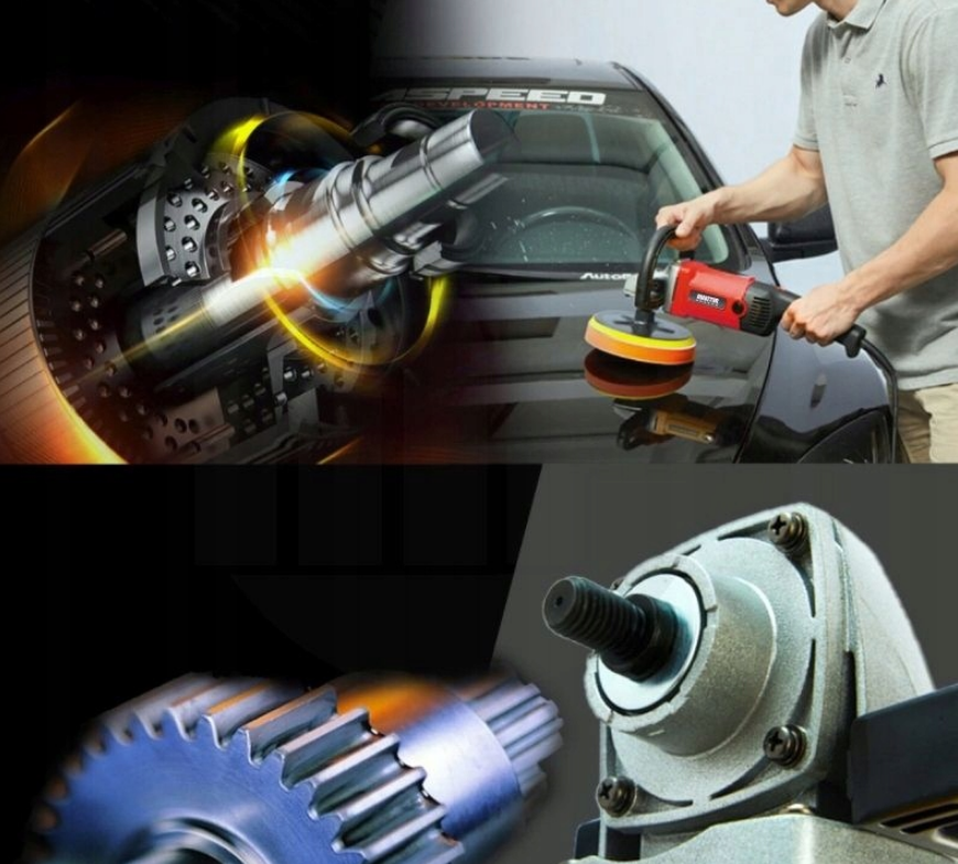 Полірувальна машинка 2600Вт + 4 губки Majster Polska (Польща) Київ - фото 6