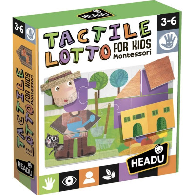 Развивающая игрушка Headu Тактильная игра Монтессори - Формы и контуры (MU25374) Винница - изображение 1