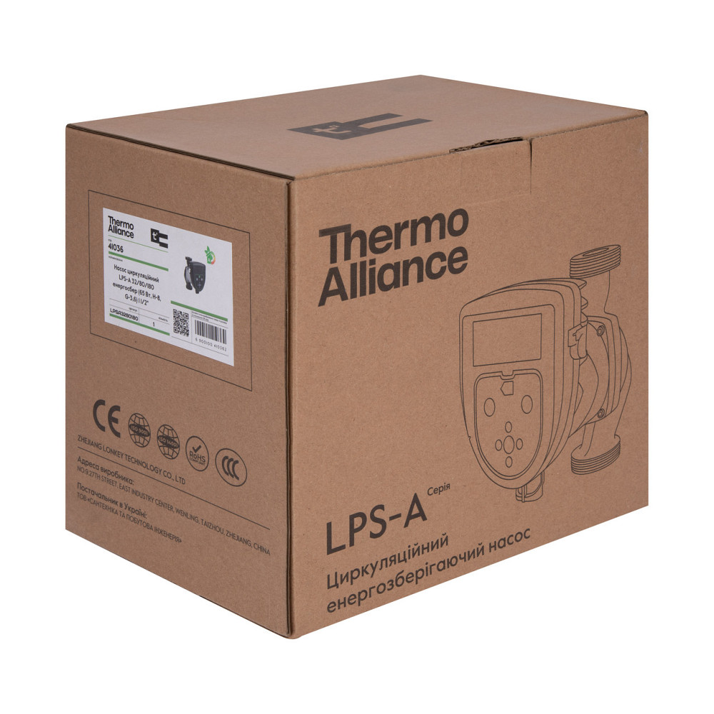Насос циркуляційний Thermo Alliance LPSA 32/80/180 Київ - фото 19