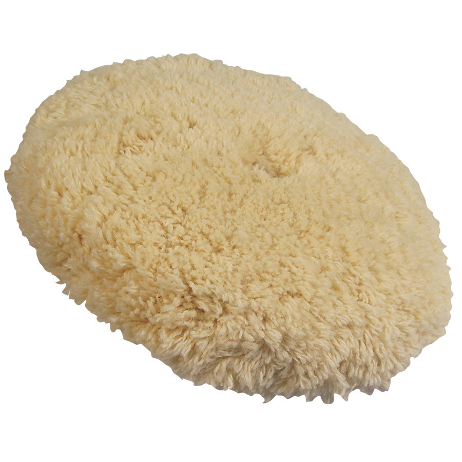 Круг (губка) полірувальний з вовни на липучці 