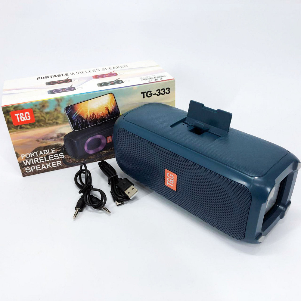 Bluetooth колонка з якісними басами TG333, Bluetooth музична колонка Портативна блютуз QI-44 Івано-Франківськ - фото 2