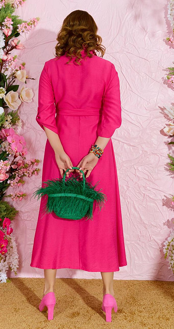 Стильное льняное платье (52) Киев - изображение 4