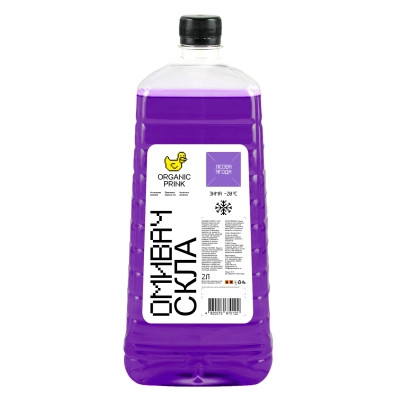 Омыватель автомобильный ORGANIC PRINK -20 °С "Лісові ягоди" 2 л (012033) Винница - изображение 1