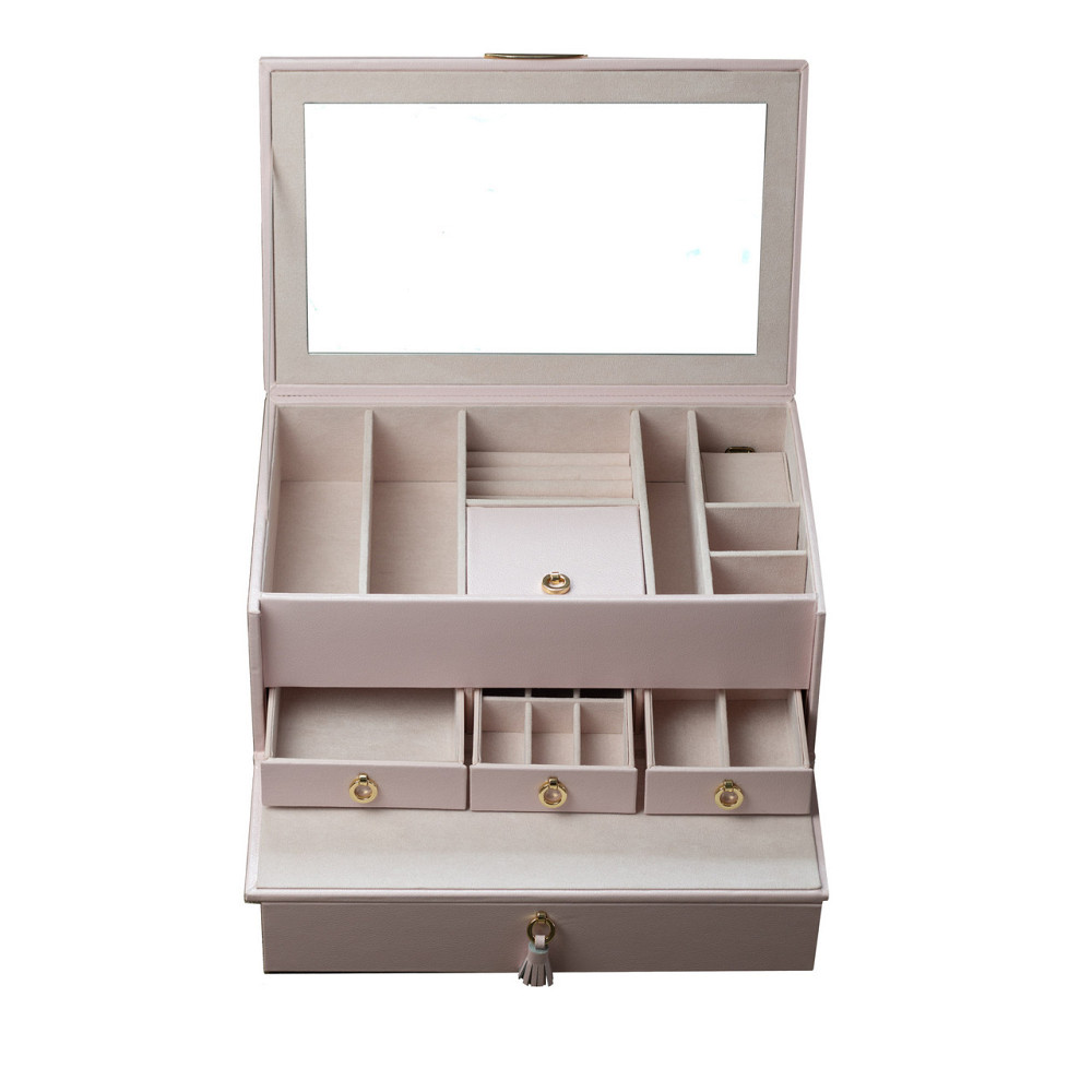 Скринька для коштовностей Friedrich Lederwaren Aurora рожева, натуральна шкіра Рівне - фото 4