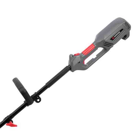 Тример електричний, 1,2 кВт, 7000 об/хв, ширина зрізання 255/380 мм, плавний пуск, котушка + 3-лопатевий ніж INTERTOOL DT-2247 Киев