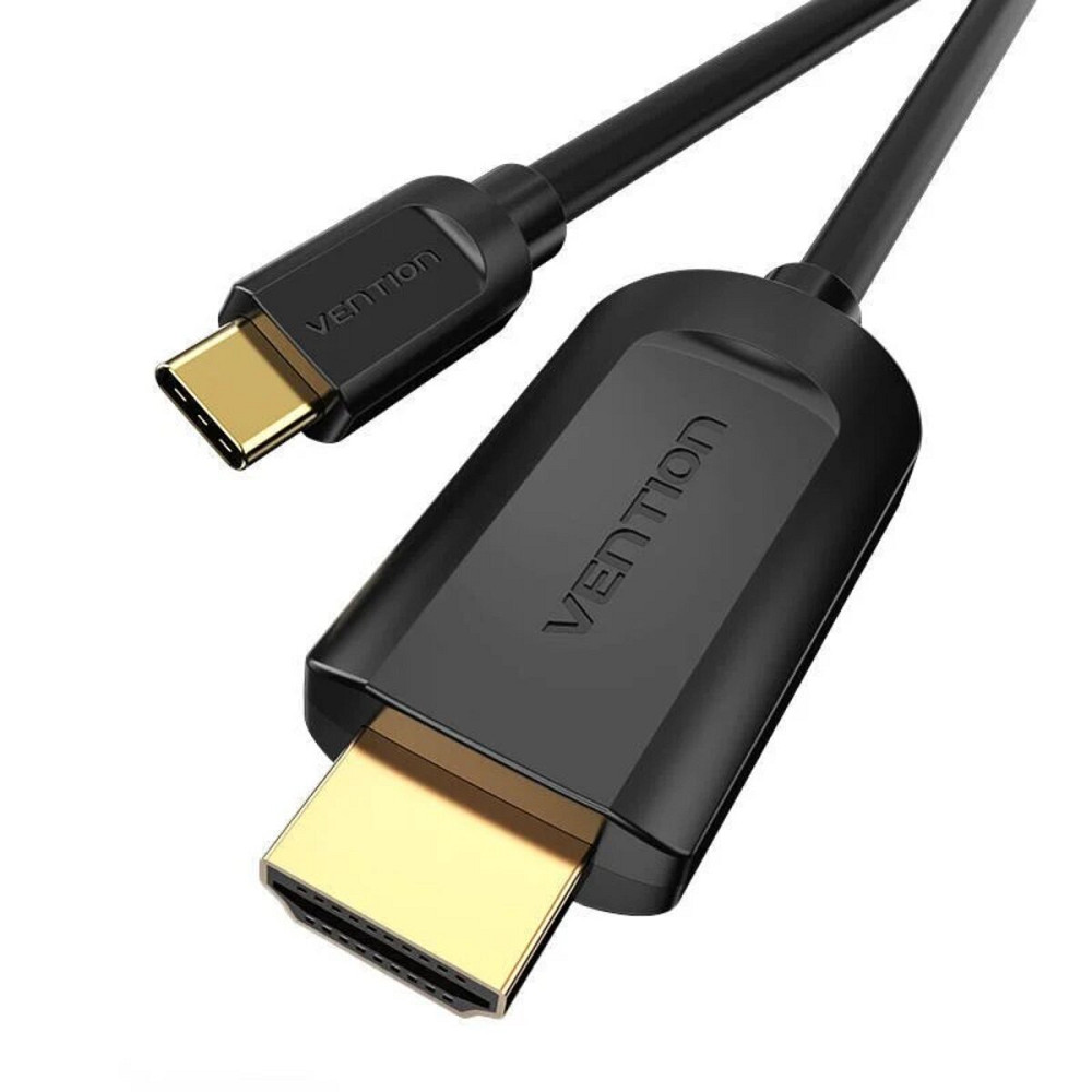 Кабель Vention Type-C to HDMI 4K 30Hz Cable 1M Black (CGUBF) Київ - фото 2