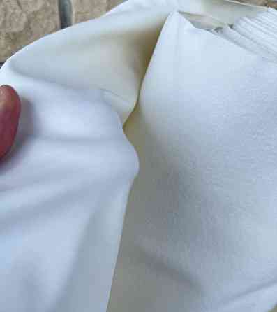 Ткань / опт / кожзам белый - от 3 м. Киев