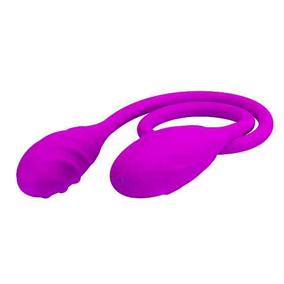 Двусторонний вибратор PRETTY LOVE Snaky Vibe, фиолетовый Sex Aura Киев