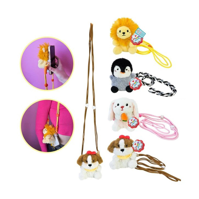 М'яка іграшка-тримач для телефону PLC25005(Orange) 9х8х11 см Вінниця - фото 4