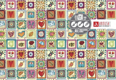 Скетчбук А5 "Аркуш" Малюнки, 12 арк, клеєний, 150г/м, 1SBA51501, шт Київ - фото 1