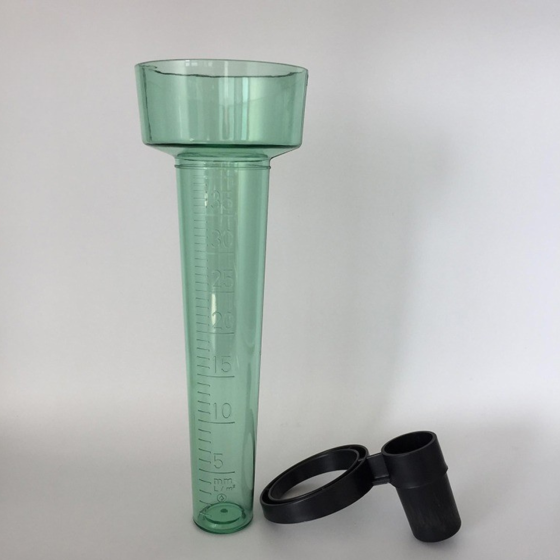 Вимірювач опадів для саду і городу дощомір садовий на ніжці, осадкомер, пластиковий 24х8.3 см, 35 мл, пластиковий Кам'янець-Подільський