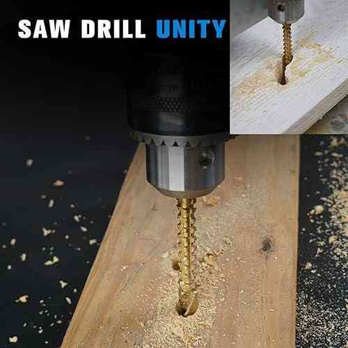 Набор фрезерных сверл 6 шт HSS с титановым покрытием, для дерева, пластика и металла Киев