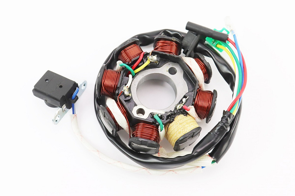 Статор магнето (генератора) (8 котушок роз'єм "мама 3+2") висота 29мм Киев - изображение 2