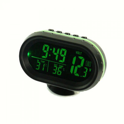 Годинник автомобільні вольтметр термометр MHZ VST 7009V Винница - изображение 1