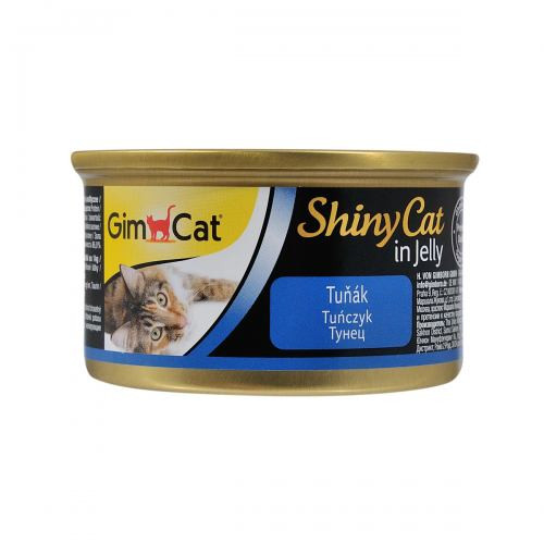 Корм влажный GimCat Shiny Cat для кошек с тунцем в желе 70 г Киев - изображение 1
