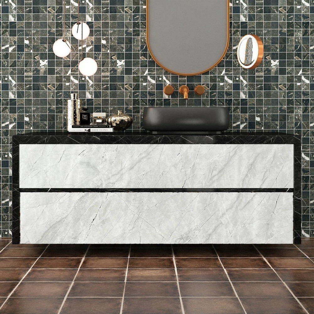 Самоклеящаяся пленка платиновый мрамор Киев - изображение 5