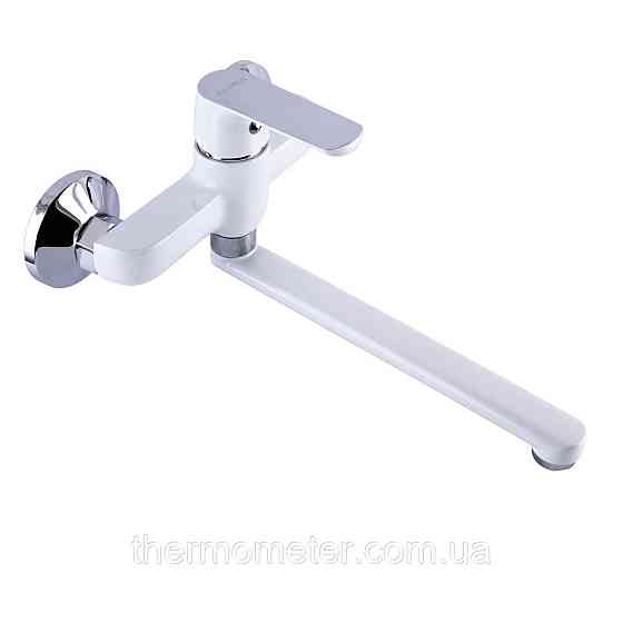 Смеситель для кухни со стены Globus Lux Laguna GLA-0104-7-WHITE Киев