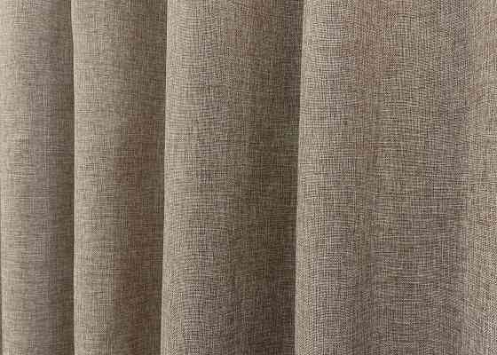 Однотонна тканина "Льон мішковина" висота 2,8м колір світло-кавовий 113ш Київ