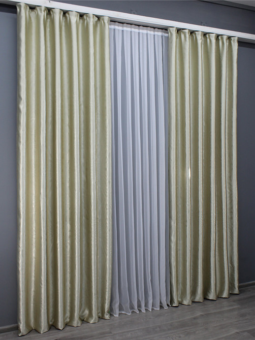 Шторная ткань софт цвет шампань 1433ш Киев - изображение 7