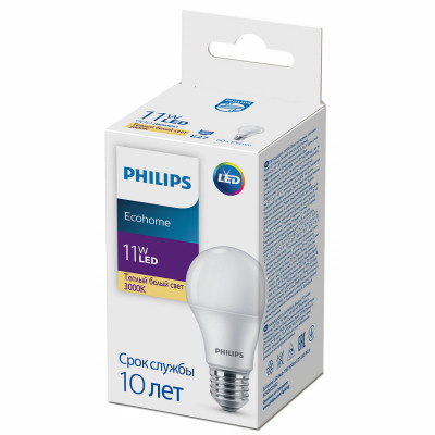 Лампочка Philips Ecohome LED Bulb 11W 900lm E27 830 RCA (929002299217) Винница - изображение 2
