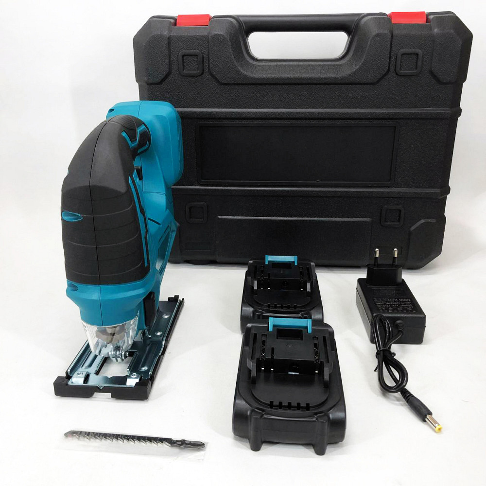 Аккумуляторный бесщеточный лобзик 24V с 2 АКБ в пластиковом кейсе с регулировкой скорости и угла наклона FE-71 Ивано-Франковск - изображение 9