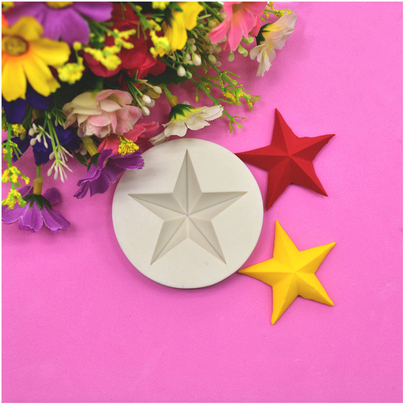 Молд кондитерский Звездочка 65 мм бежевый Киев - изображение 2