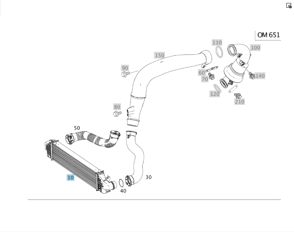 Mercedes-Benz  A2465000900 Інтеркулер CLA Shooting Brake X117 CLA C117 GLA X156 A-class W176 B-class W246 Одеса - фото 3