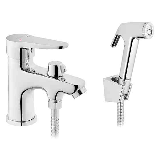 Змішувач для раковини Kroner KRM Elbe - C015 з гігієнічним душем Київ