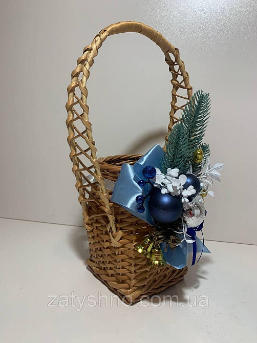 Корзина из лозы под литровую банку Киев - изображение 1