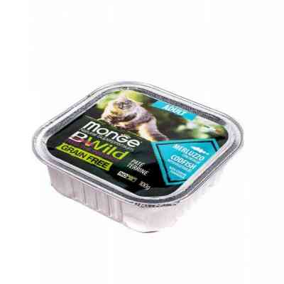 Паштет для котів Monge BWild Grain Free Wet Cod Fish Adult Cat 100 г (8009470012867) Вінниця