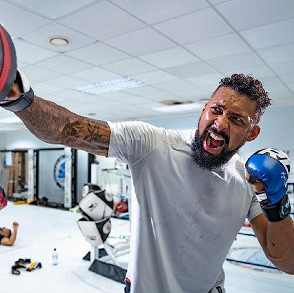 Рукавиці для ММА RDX T6 Plus Rex Blue M (капа у комплекті) Луцьк - фото 8