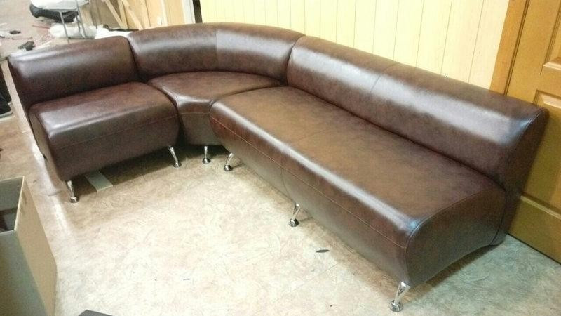 Диван Titan Florida двойка 1450х730х640 единица 700х730х640 угол 1270х730х640 Коричневый Киев - изображение 3