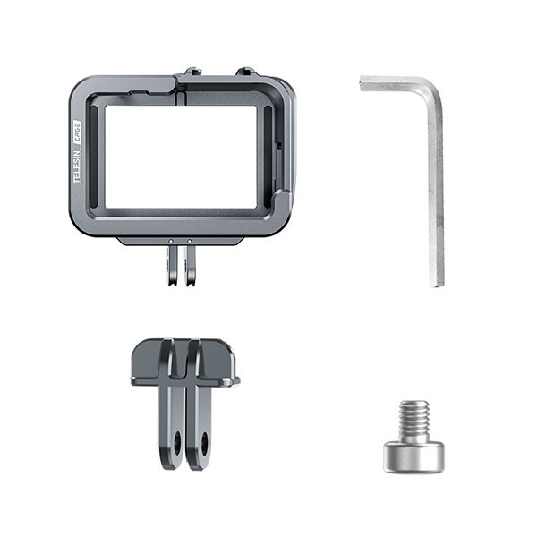 Рамка вертикальна GoPro 13/12/11/10/9 алюміній холодний башмак Telesin GP-FMS-G11-TZ Київ - фото 5