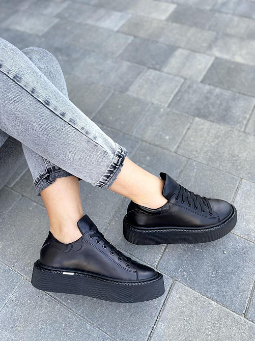 DeLis Туфлі жіночі DeLis 3404-122 чорні (весна-осінь, шкіра натуральна) (4778) лише 36р.і 41р. Коломия - фото 9