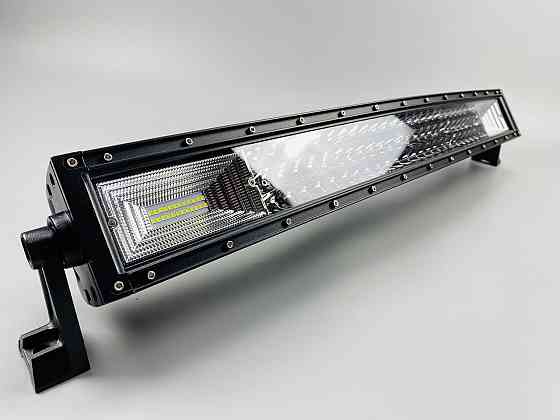 Фара LED BAR прямокутна 324W півколо 9-32В IP67 led chip 3030 108 led ламп балка для авто Мукачево
