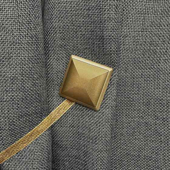 Магниты для штор и гардин Квадрат двусторонние набор 2 шт Золотистый (81-276) Киев