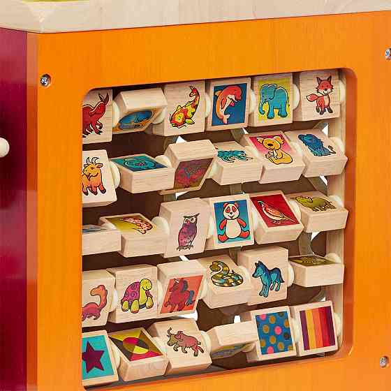 Розвиваюча Дерев'яна Іграшка - Зоо-Куб Дніпро