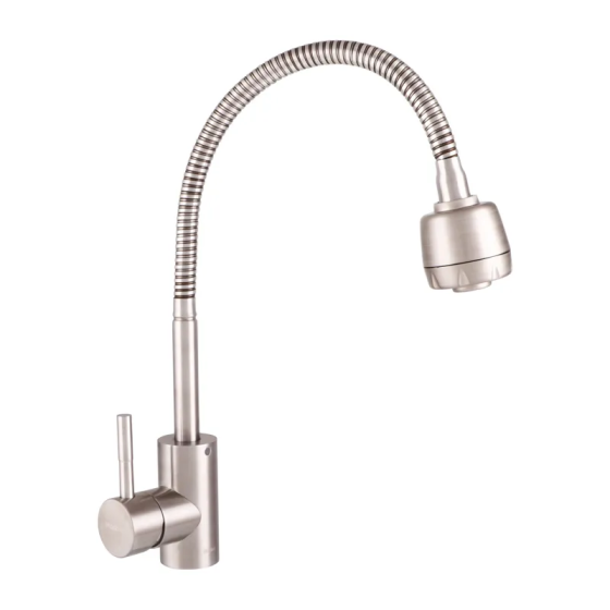 Кухонный смеситель Haiba SUS 011 с рефлективным изливом HB3912 Харьков