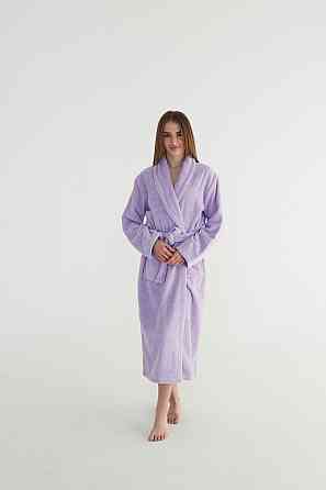Халат банный Ideal Textile махровый Лиловый XL (56860768) Черновцы