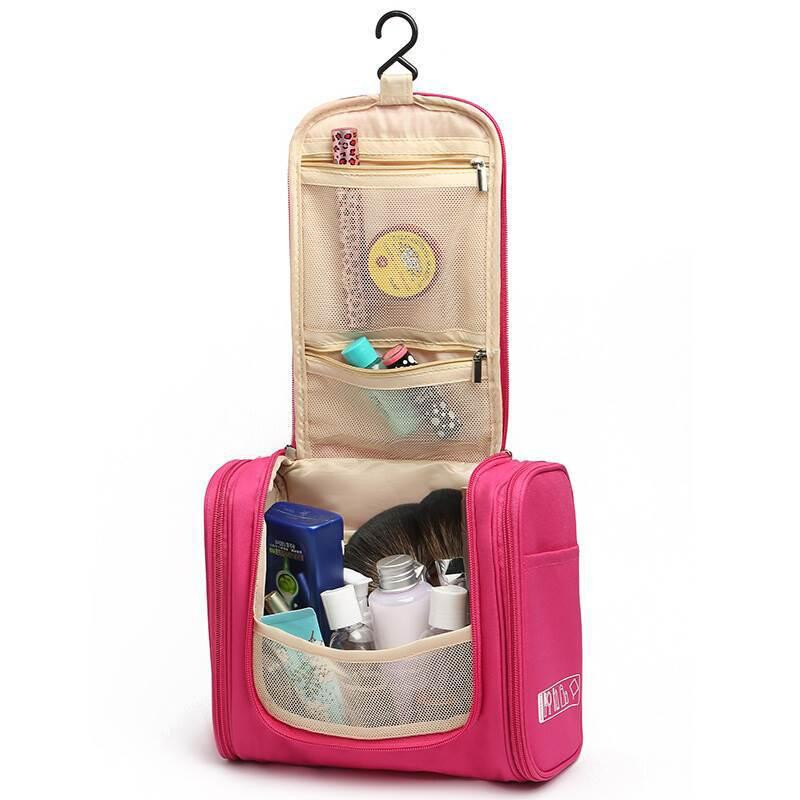 Косметичка-сумка дорожная 205 на 240 на 105 мм розовый Киев - изображение 9